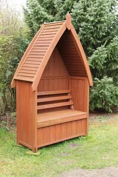 Sheltered Seat. Stock Photos