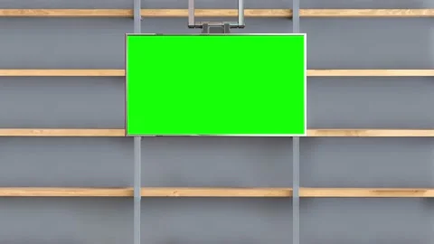 Shelves and Library Virtual Set Background - Center Video stock 155866586