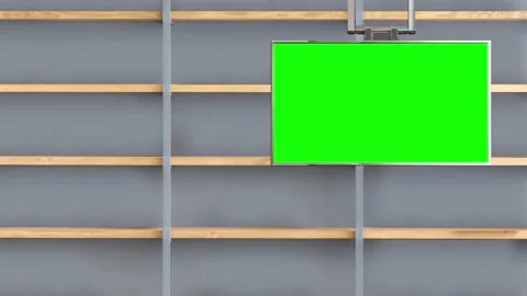 Shelves and Library Virtual Set Background Video stock 155866591
