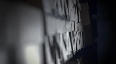 Shelves of documents stored in archive Stock Footage 60033675