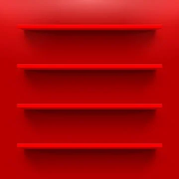 Shelves 스톡 일러스트