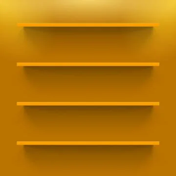 Shelves Illustrazione stock