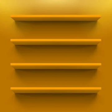 Shelves Illustrazione stock