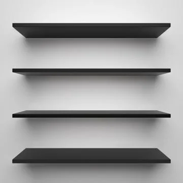Shelves Stock Illustration