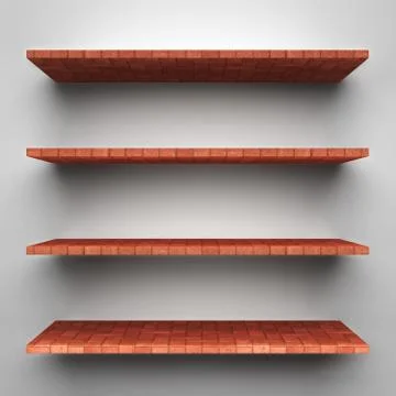 Shelves Stock Illustration