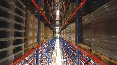 Shelving Storage System Stock Footage