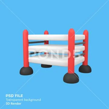 Shelving unit isolated 3d render icon illustration PSD Template