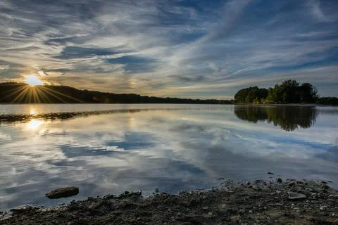 Shenango Sunset Stock-Fotos