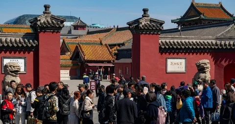 Shenyang Imperial Palace Export 4K Stock Footage 115157162