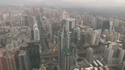 Shenzhen from above Video stock 10861707