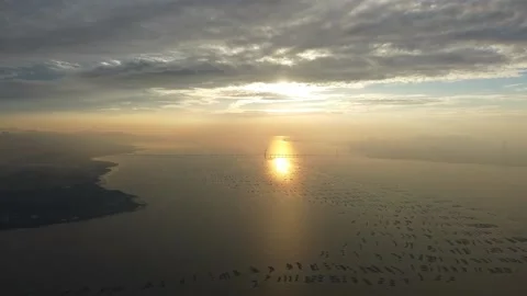 Shenzhen Bay bridge Stock Footage 168720621