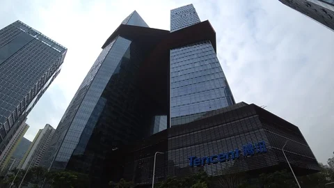 SHENZHEN, CHINA : TENCENT. Stock Footage 99641927