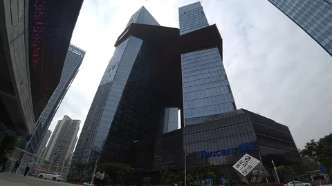SHENZHEN, CHINA : TENCENT. Stock Footage 99642452