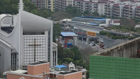 Shenzhen City Scene Stock Footage 203525307
