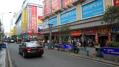 Shenzhen City Scene Stock Footage 203526930