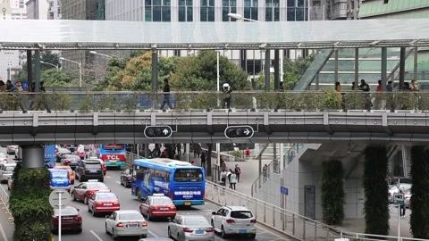 Shenzhen City Scene Stock Footage 203528865