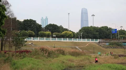 Shenzhen City Scene Video stock 203537599