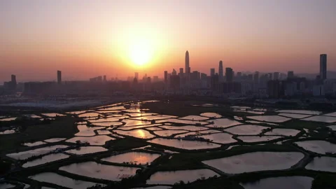 Shenzhen skyline Stock Footage 181414654