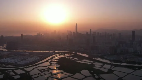 Shenzhen skyline Stock Footage 181435693