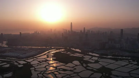 Shenzhen skyline Stock Footage 181438647