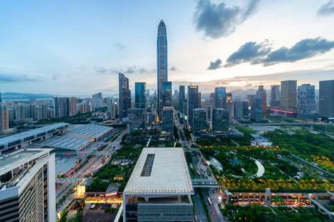 Shenzhen Skyline Stock Photos