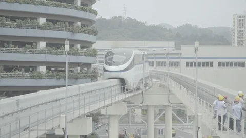 Shenzhen, Train, Transportation Stock Footage 98623084