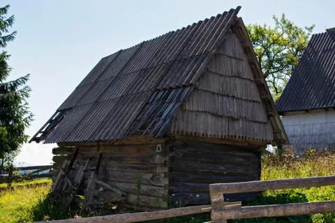 Shepherd cottage Stock Photos