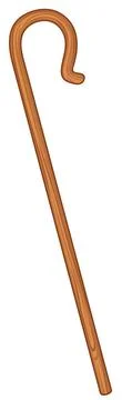 Shepherd crook Stock Illustration