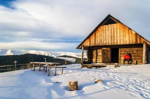 Shepherd's hut Stock Photos