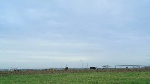 Sheppey Bridge distant timelapse Stock Footage 624547