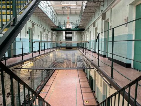 Shepton Mallet Prison B wing Interior Stock Photos