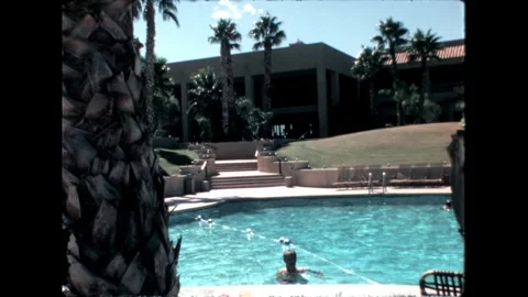 Sheraton Hotel Pool Stock Footage 276290520