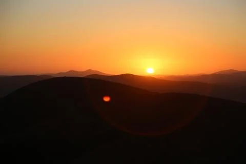 Sherbert Sunset Foto stock