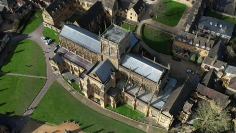 Sherborne Abbey Stock Footage 265875748