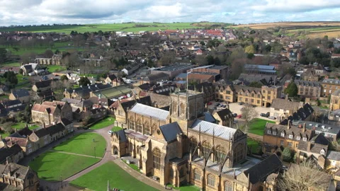 Sherborne Abbey Stock Footage 265876113