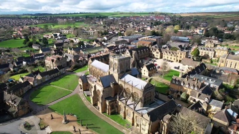 Sherborne Abbey Stock Footage 265876700