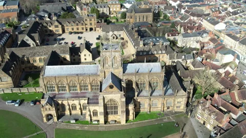 Sherborne Abbey Stock Footage 265877015