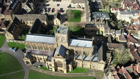 Sherborne Abbey Stock Footage 265877063