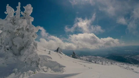 Sheregesh land Stock Footage 67832447