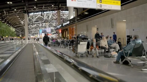 Sheremetyevo airport 스톡 동영상 267217868