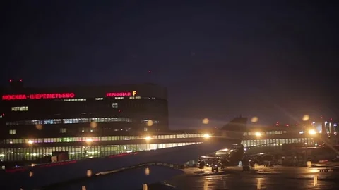 From Sheremetyevo to Shanghai. Stock Footage 83842290