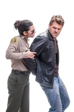 Sheriff arrest Stock Photos
