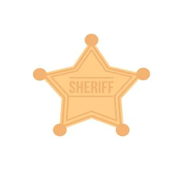 Sheriff-Badge Stock Illustration