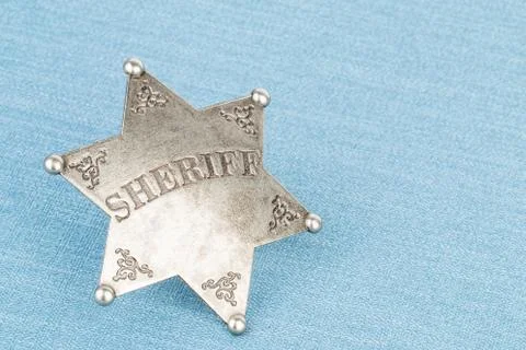 Sheriff badge. Stock-Fotos