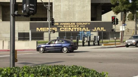 Sheriff Central Jail in LA HD Stock Footage 7757385