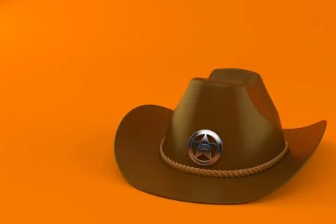 Sheriff hat Stock Illustration