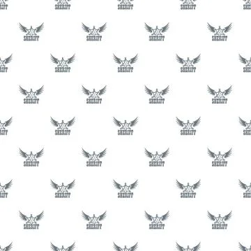 Sheriff pattern vector seamless Illustrazione stock