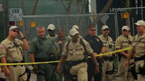 Sheriff Security 1 Stock Footage 20543510