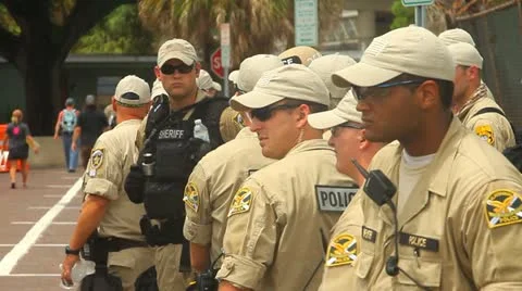 Sheriff Security 2 Stock Footage 20543853