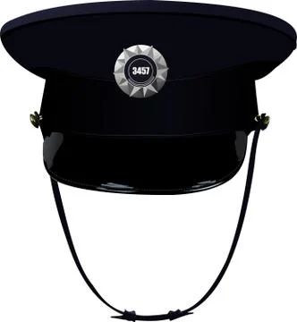 Sheriff`s cap. vector illustration Stock Illustration